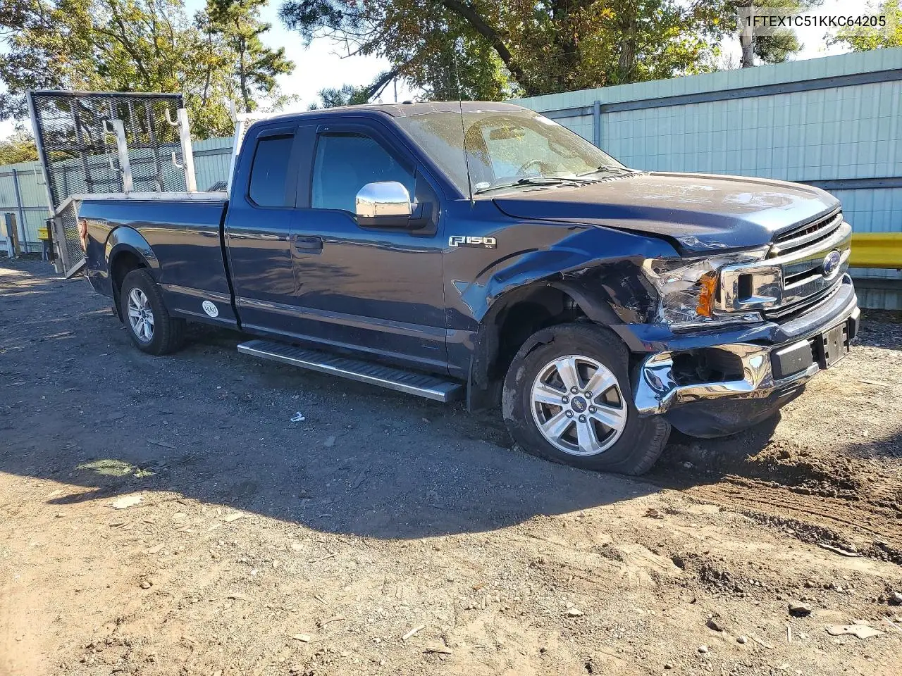 2019 FORD F-150 VIN 1FTEX1C51KKC64205 — фото 4
