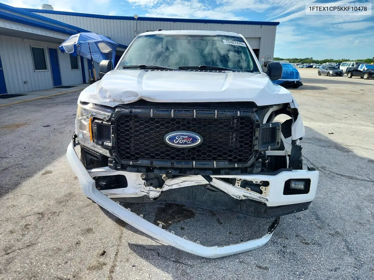 2019 FORD F-150 VIN 1FTEX1CP5KKF10478 — фото 5