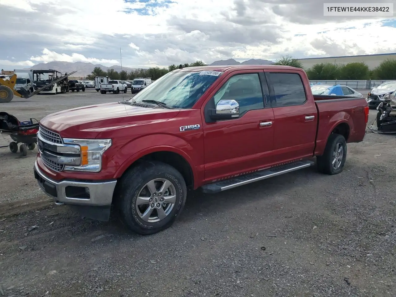 FORD F-150 2019, VIN 1FTEW1E44KKE38422