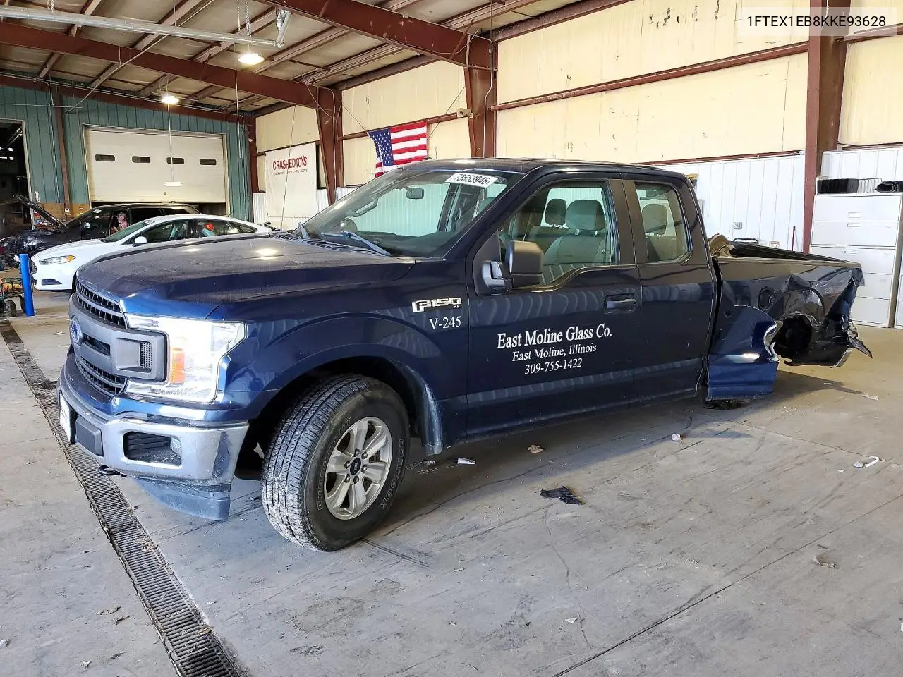 FORD F-150 2019, VIN 1FTEX1EB8KKE93628