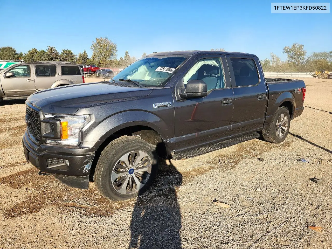 FORD F-150 2019, VIN 1FTEW1EP3KFD50822