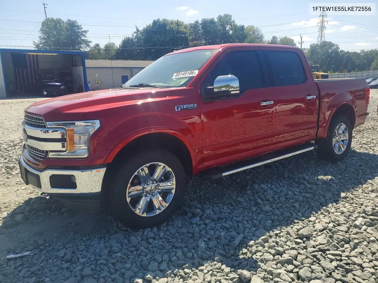 FORD F-150 2020, VIN 1FTEW1E55LKE72556