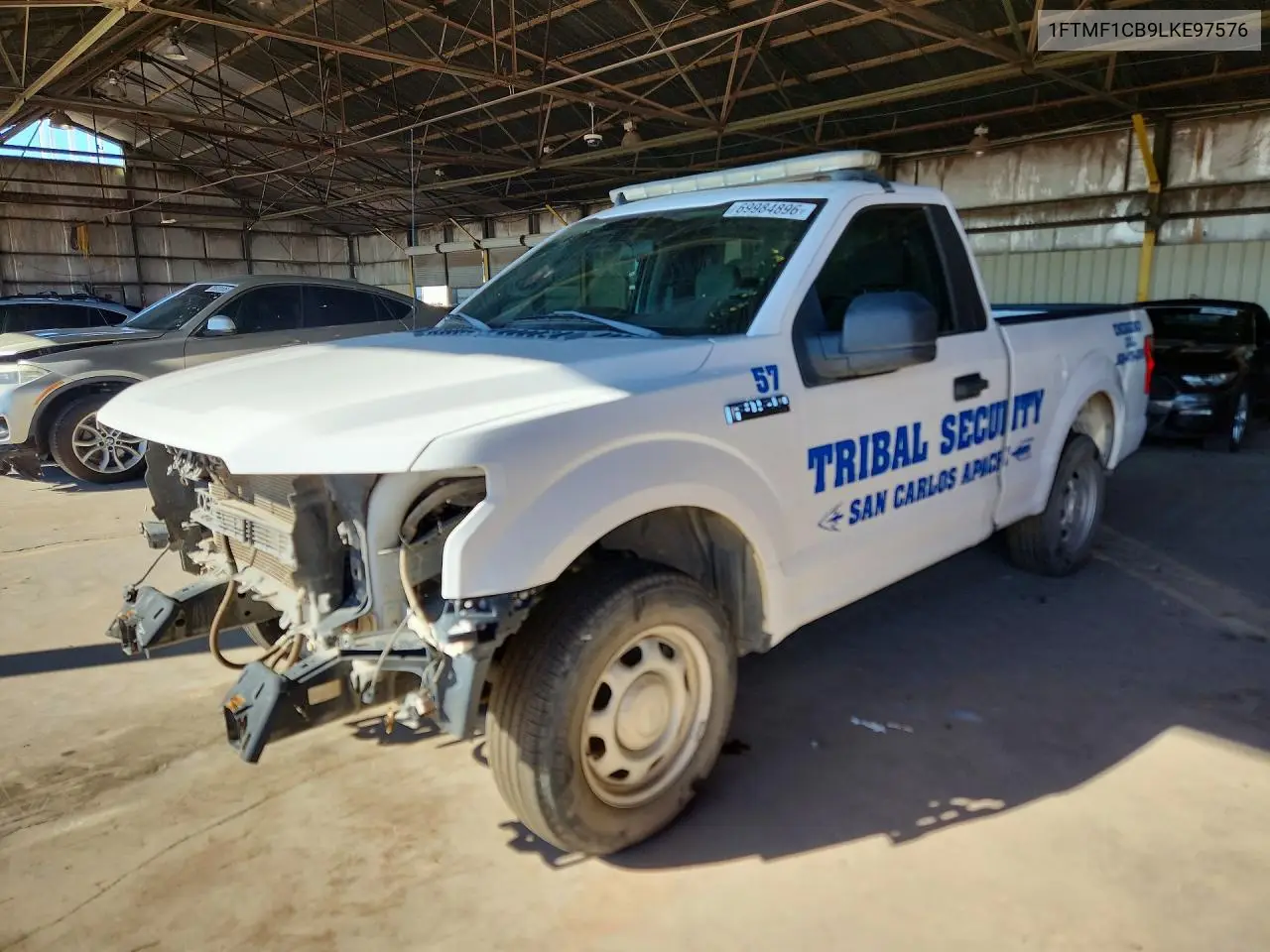 FORD F-150 2020, VIN 1FTMF1CB9LKE97576