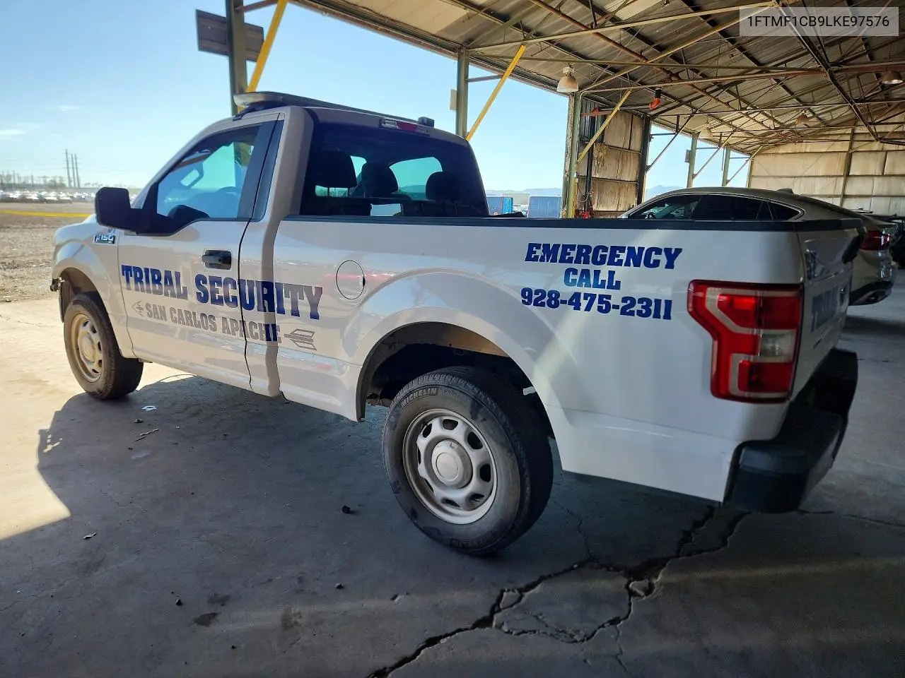 2020 FORD F-150 VIN 1FTMF1CB9LKE97576 — фото 2