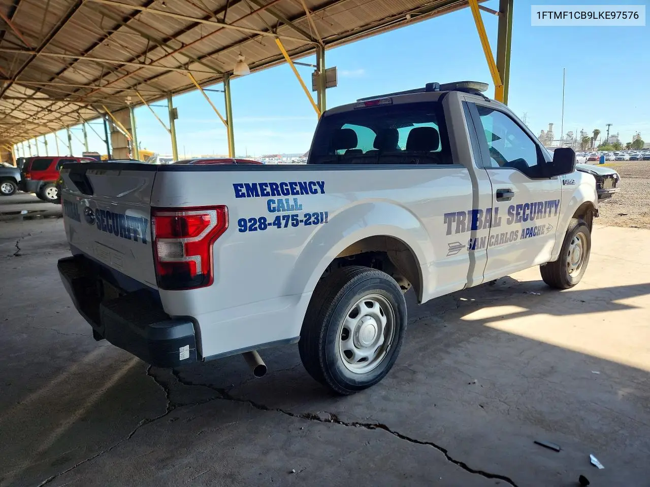 2020 FORD F-150 VIN 1FTMF1CB9LKE97576 — фото 3