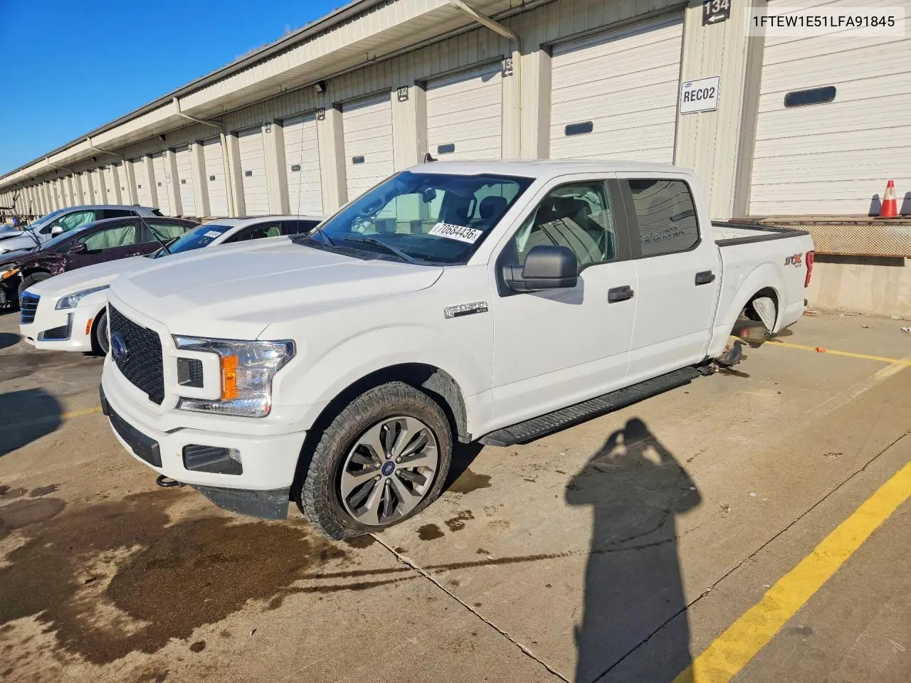 FORD F-150 2020, VIN 1FTEW1E51LFA91845