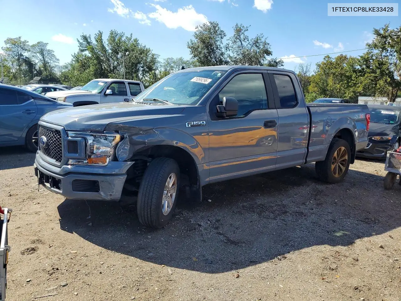 FORD F-150 2020, VIN 1FTEX1CP8LKE33428