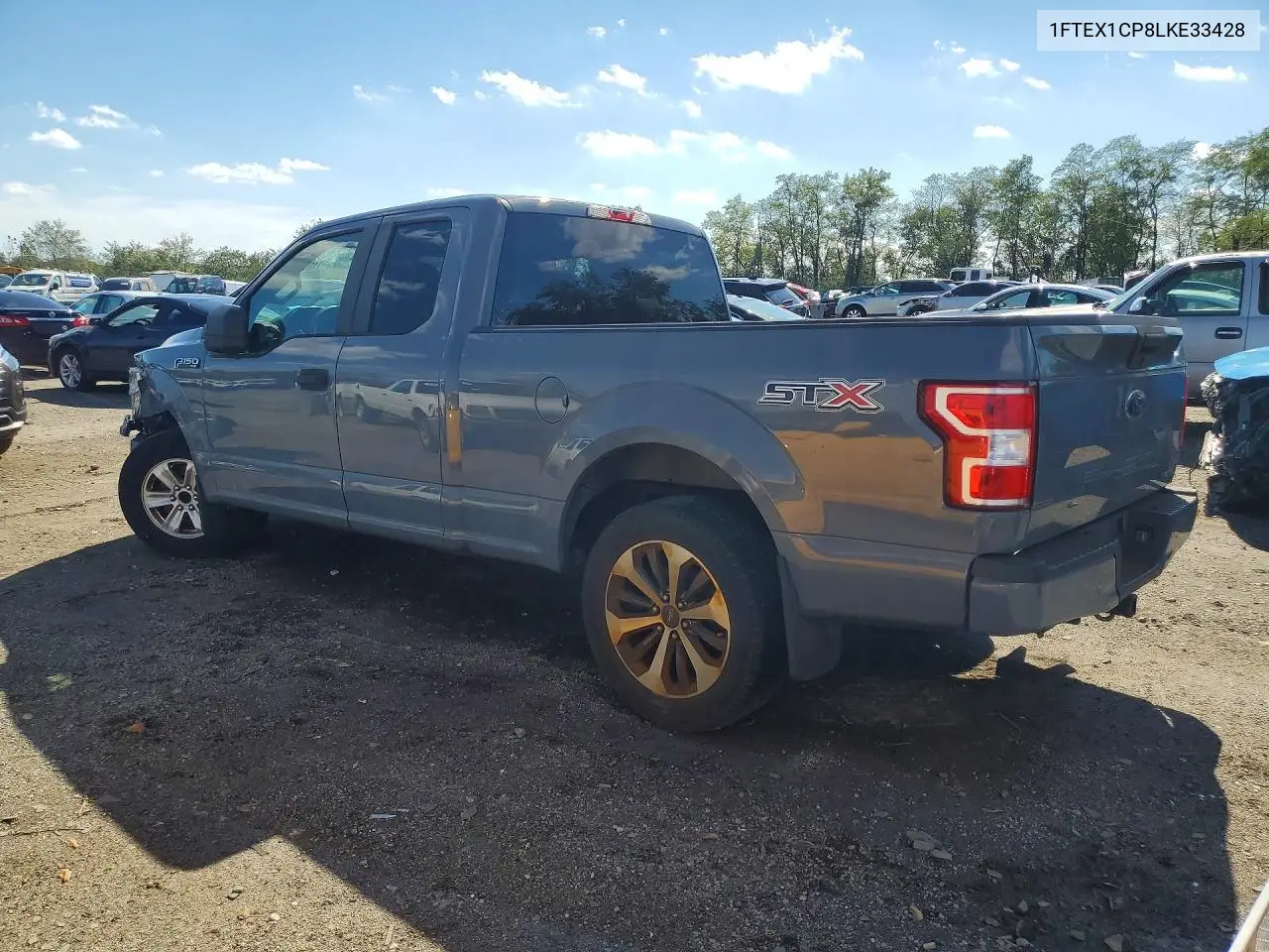 2020 FORD F-150 VIN 1FTEX1CP8LKE33428 — фото 2