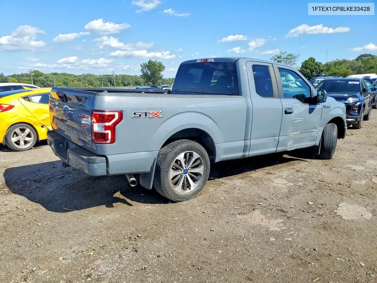 2020 FORD F-150 VIN 1FTEX1CP8LKE33428 — фото 3