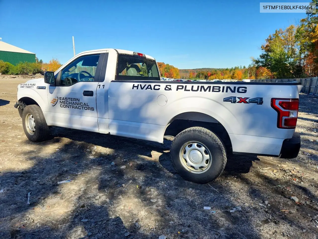 2020 FORD F-150 VIN 1FTMF1EB0LKF43664 — фото 2