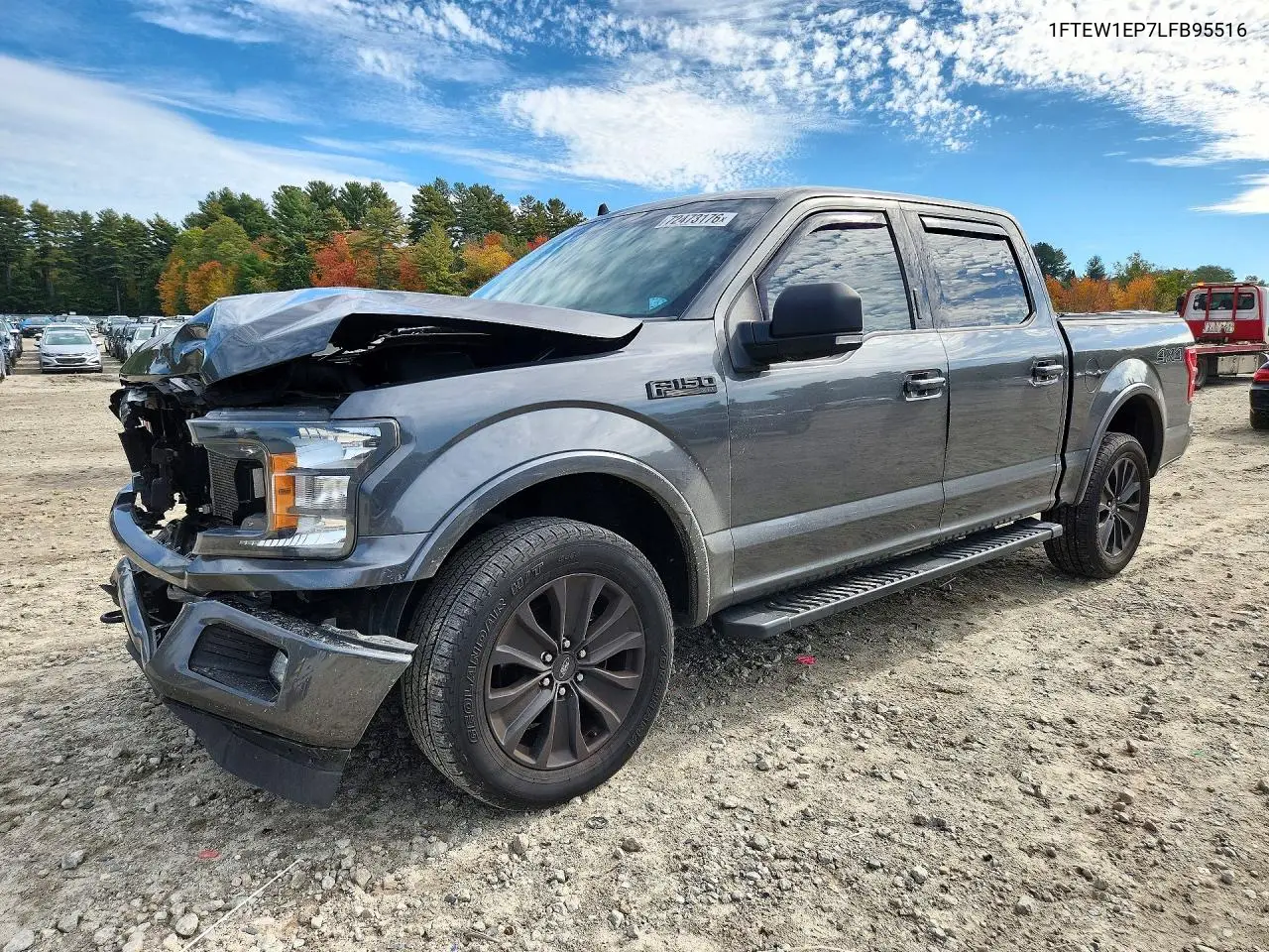 FORD F-150 2020, VIN 1FTEW1EP7LFB95516