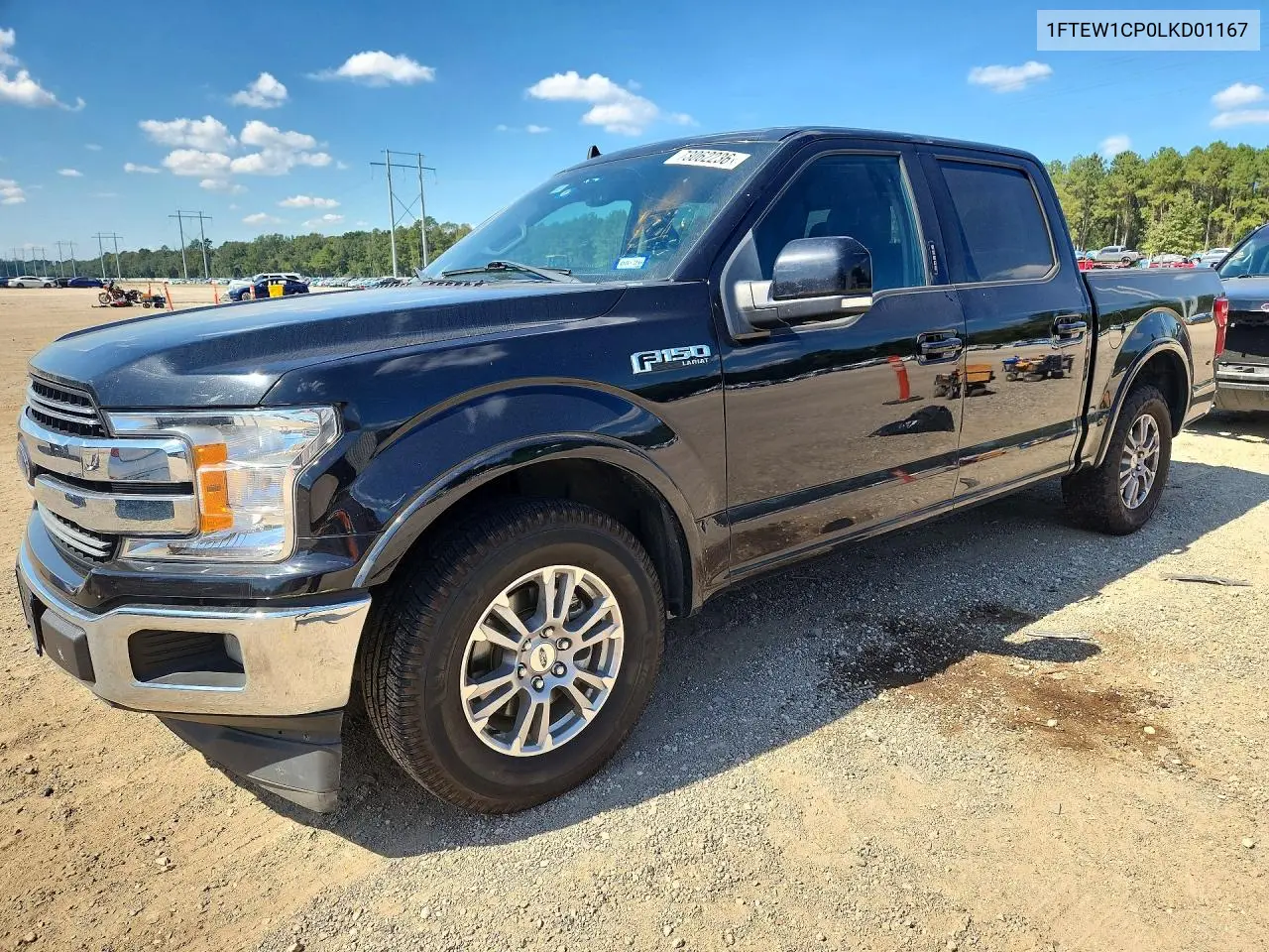 FORD F-150 2020, VIN 1FTEW1CP0LKD01167