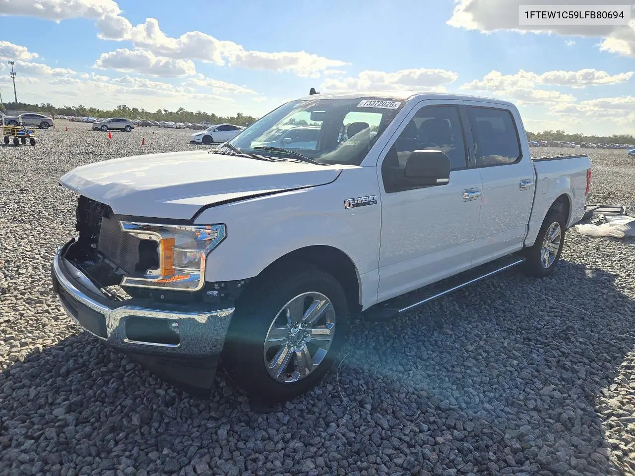 FORD F-150 2020, VIN 1FTEW1C59LFB80694