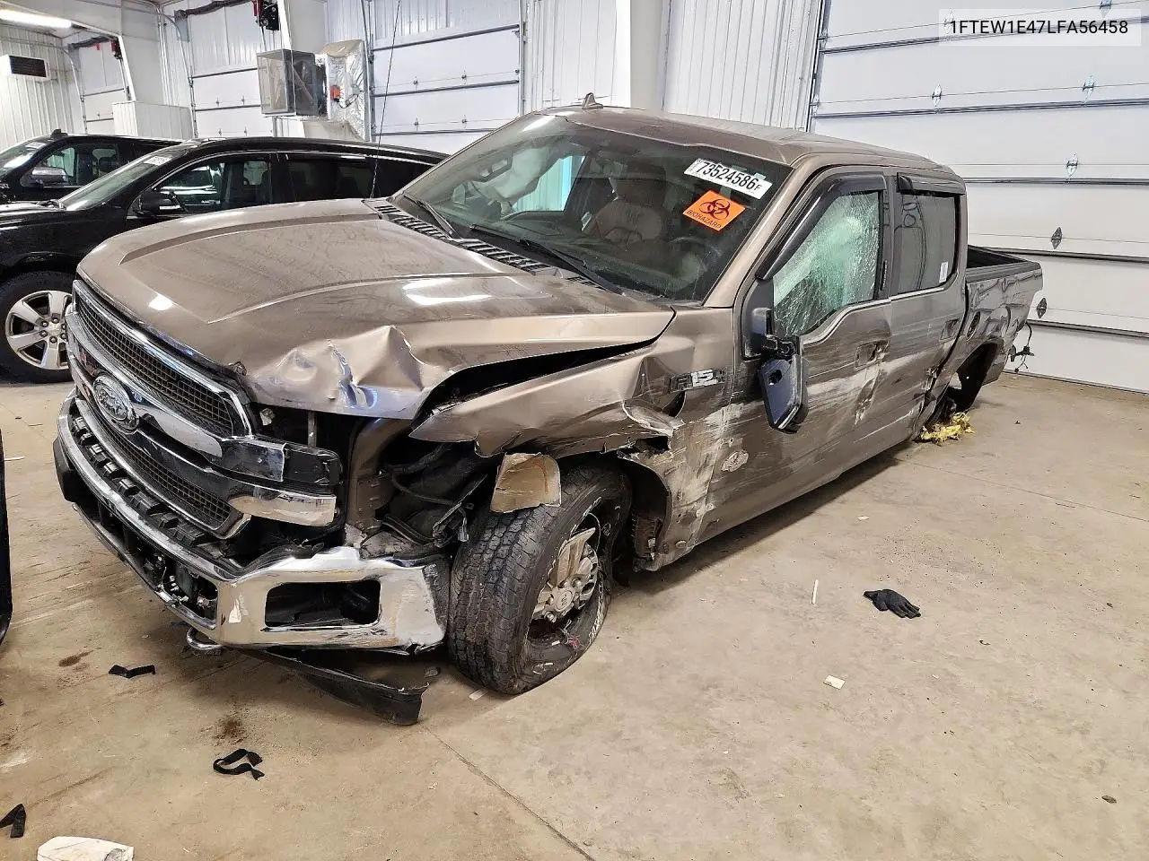 FORD F-150 2020, VIN 1FTEW1E47LFA56458