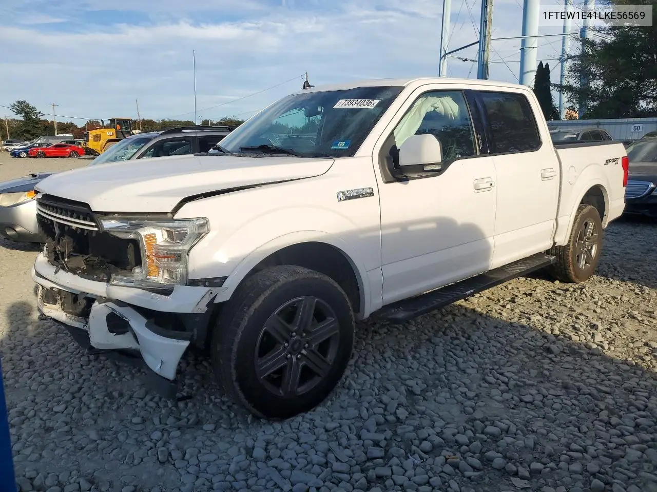 FORD F-150 2020, VIN 1FTEW1E41LKE56569
