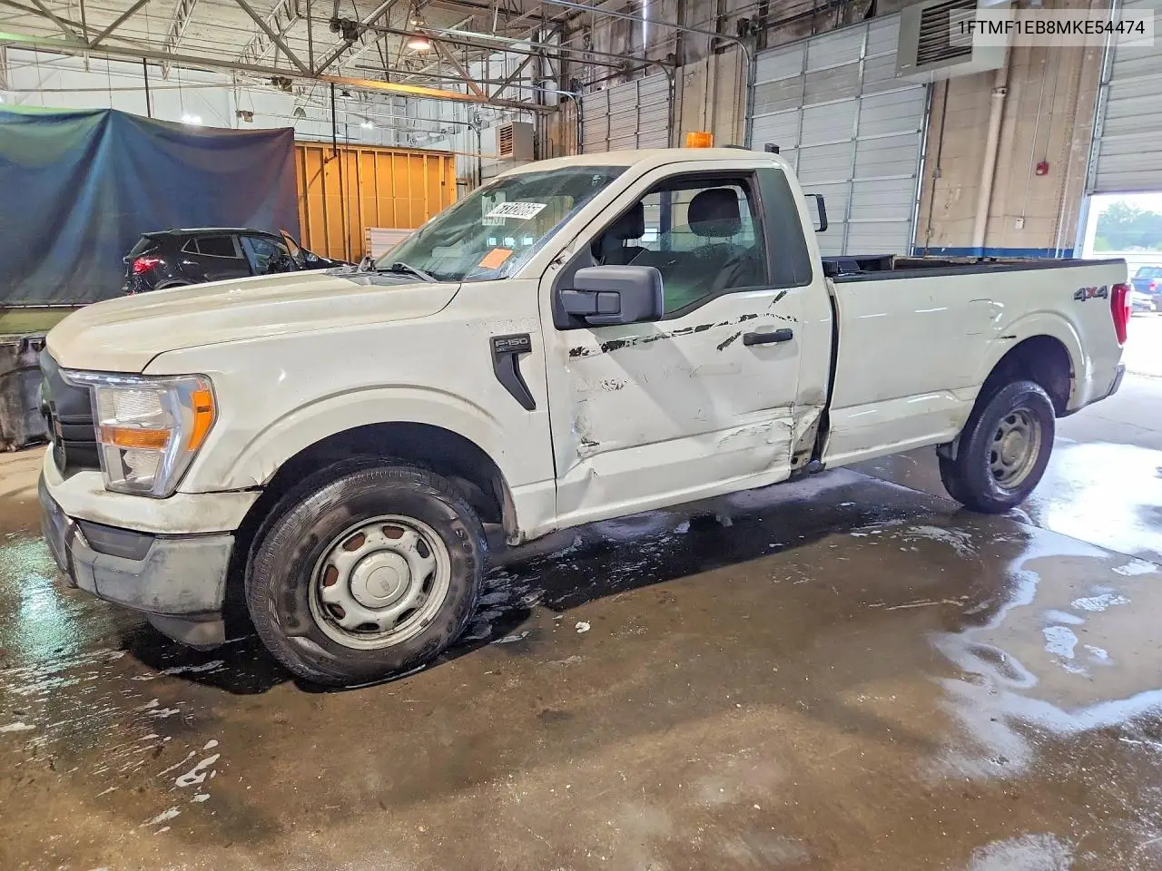 FORD F-150 2021, VIN 1FTMF1EB8MKE54474