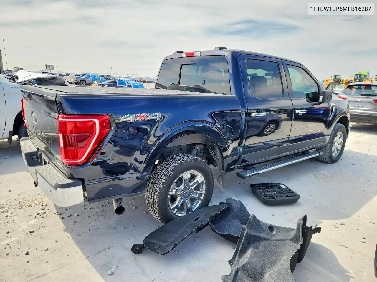 2021 FORD F-150 VIN 1FTEW1EP6MFB16287 — фото 3
