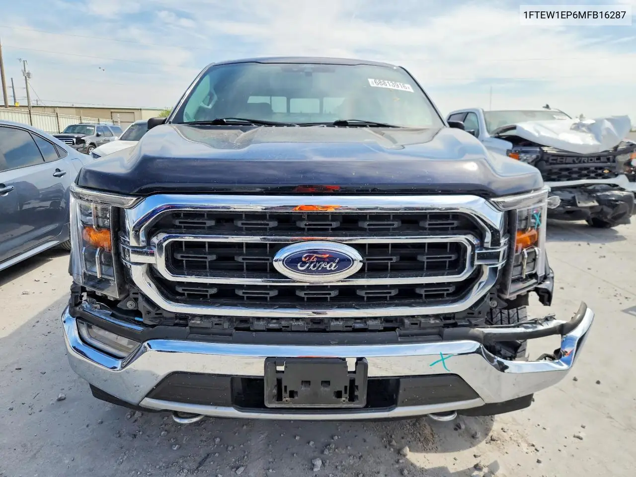 2021 FORD F-150 VIN 1FTEW1EP6MFB16287 — фото 5