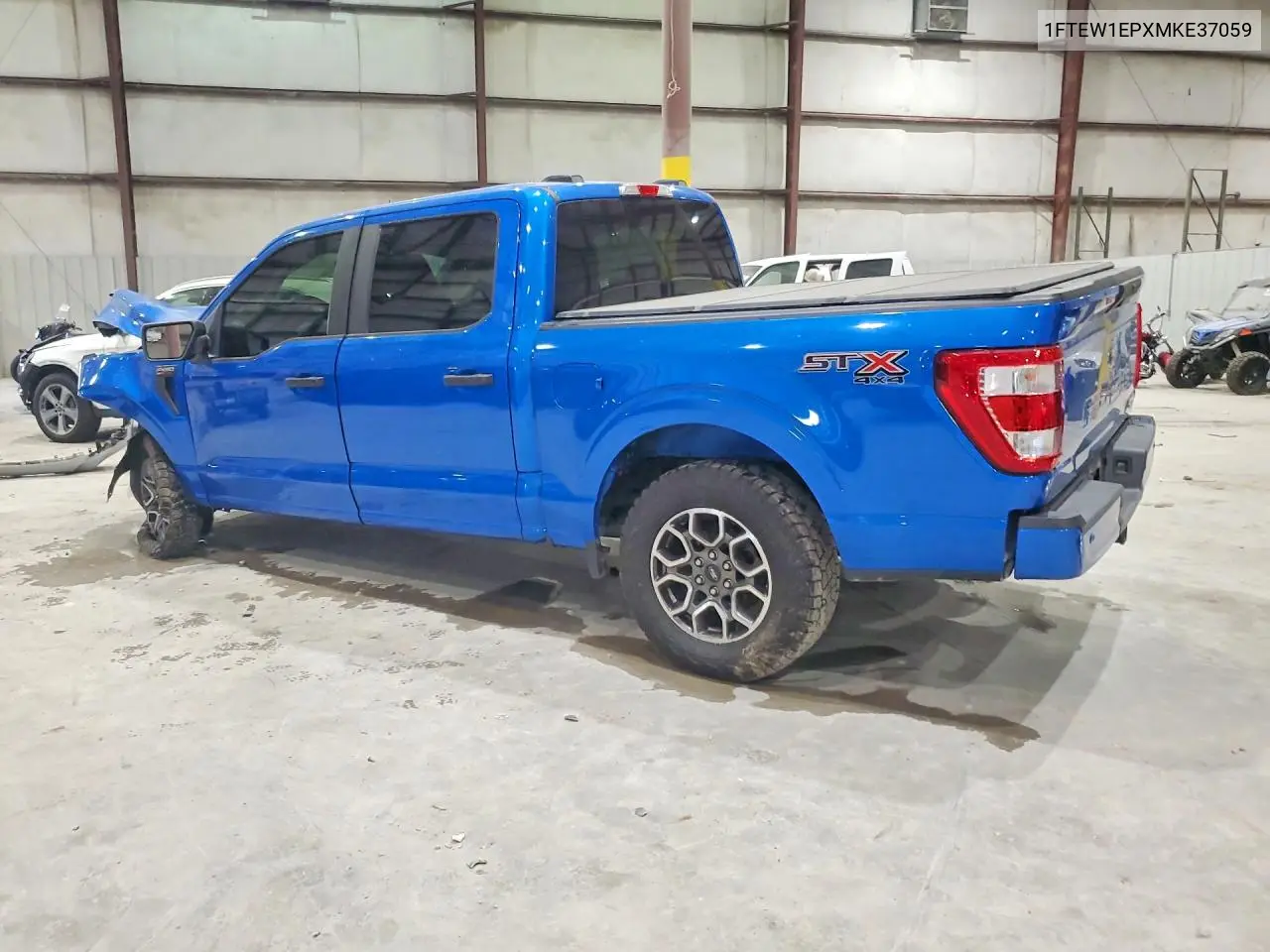 2021 FORD F-150 VIN 1FTEW1EPXMKE37059 — фото 2