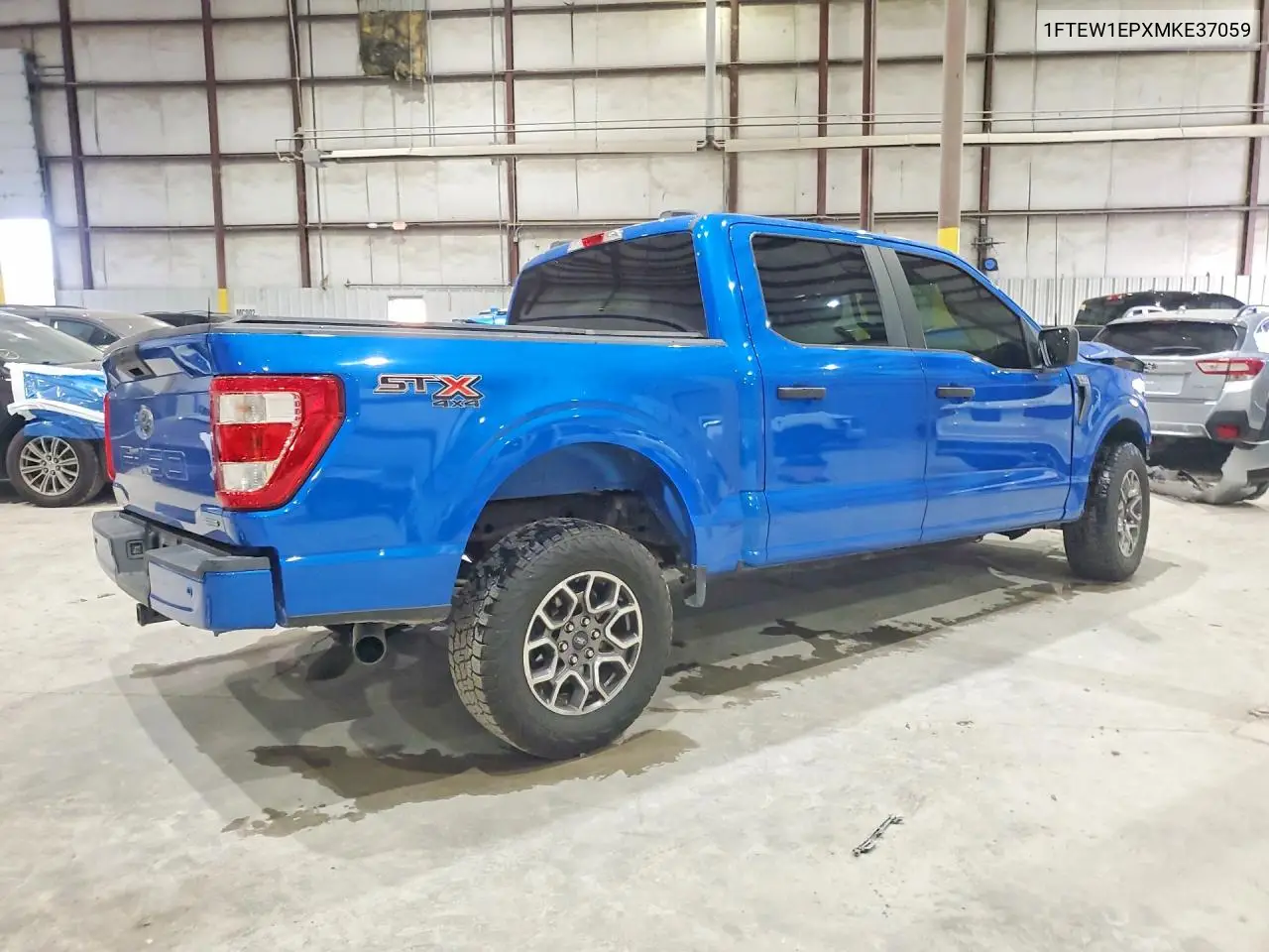 2021 FORD F-150 VIN 1FTEW1EPXMKE37059 — фото 3