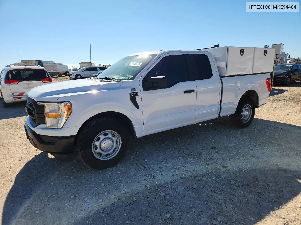 FORD F-150 2021, VIN 1FTEX1C81MKE94484