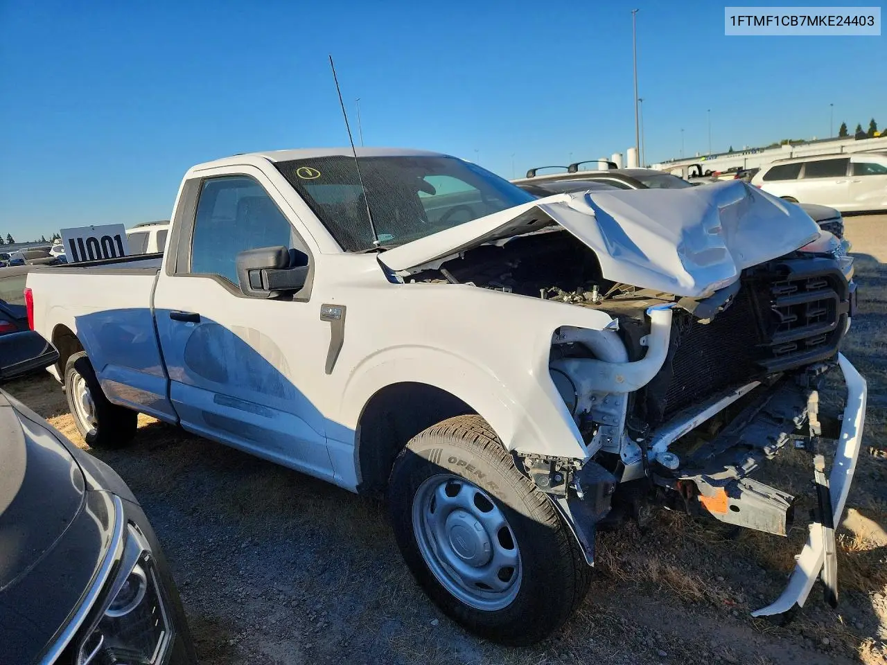 2021 FORD F-150 VIN 1FTMF1CB7MKE24403 — фото 4