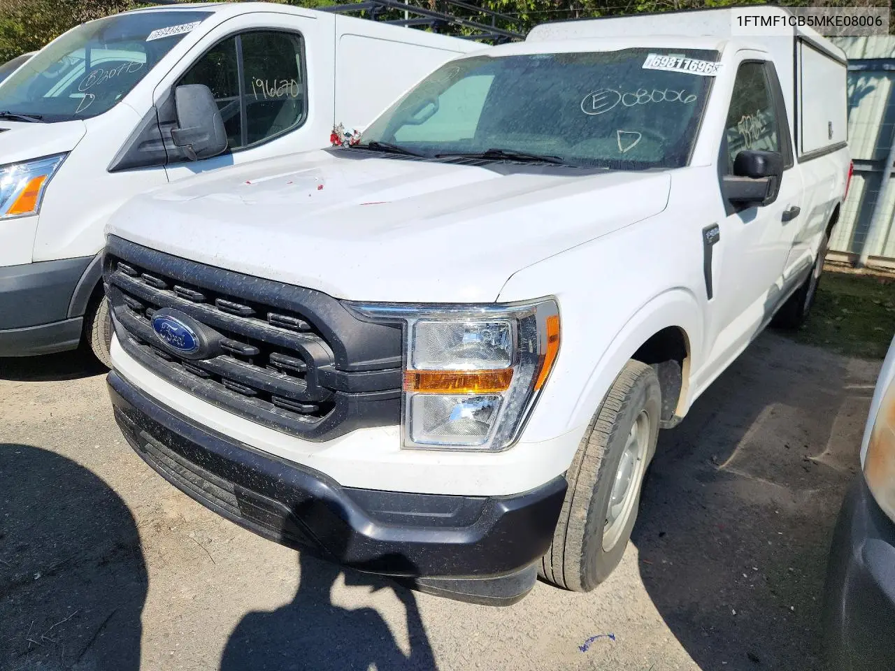FORD F-150 2021, VIN 1FTMF1CB5MKE08006