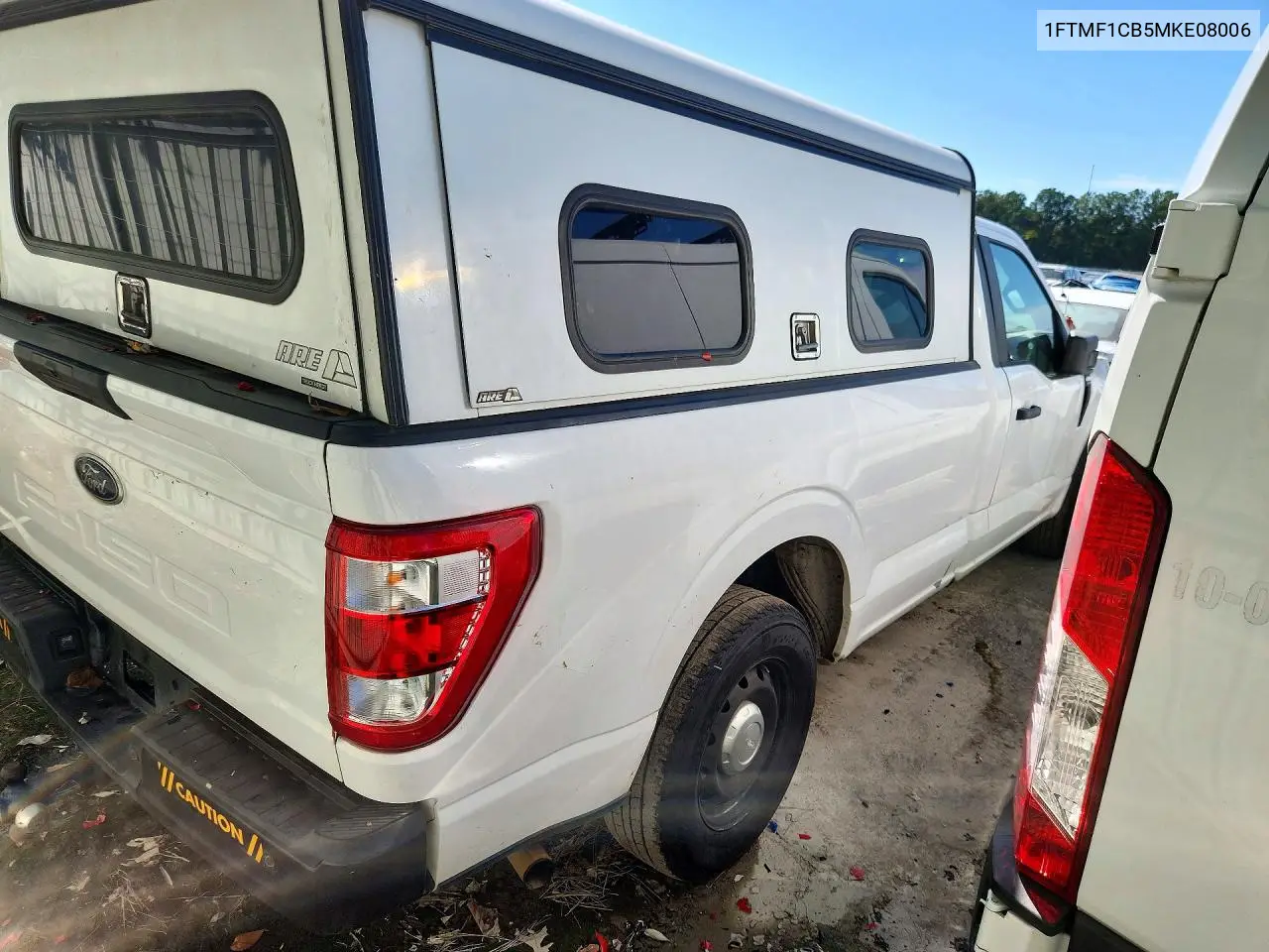 2021 FORD F-150 VIN 1FTMF1CB5MKE08006 — фото 3