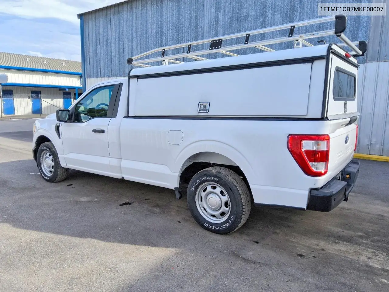 2021 FORD F-150 VIN 1FTMF1CB7MKE08007 — фото 2