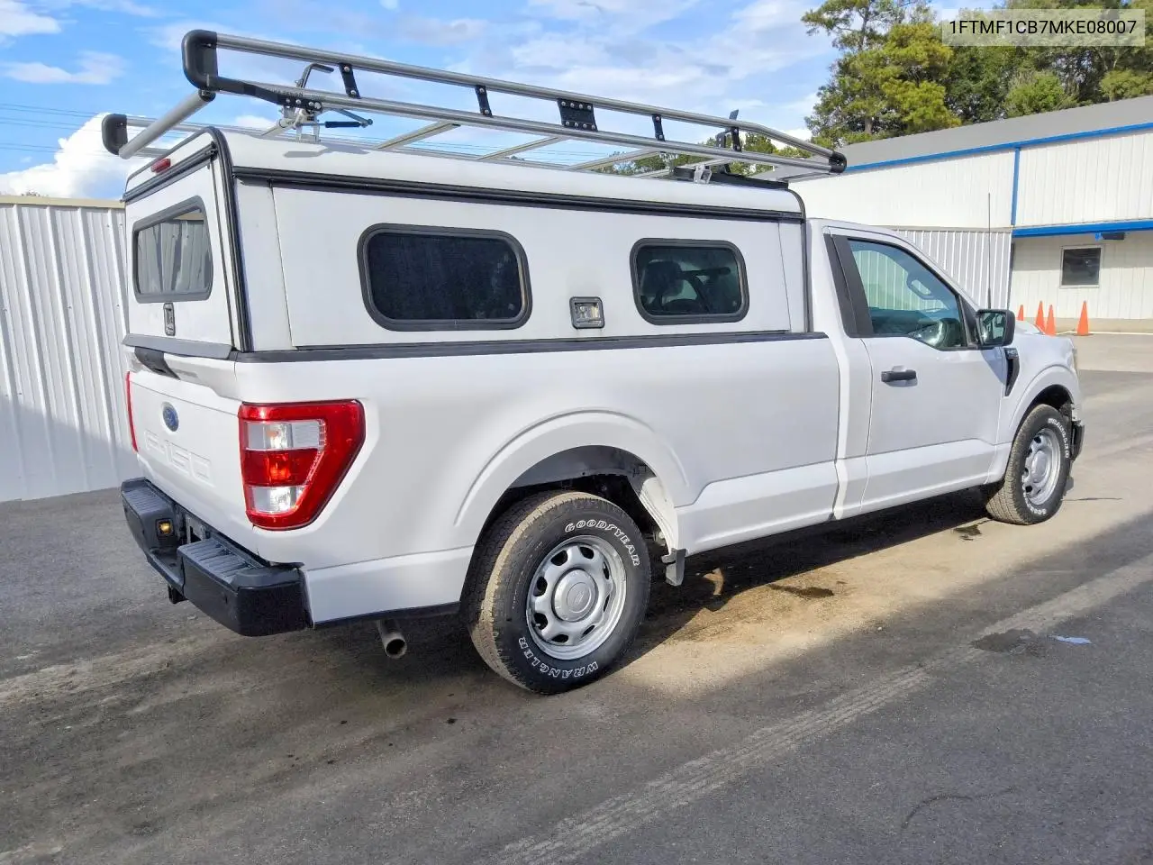 2021 FORD F-150 VIN 1FTMF1CB7MKE08007 — фото 3