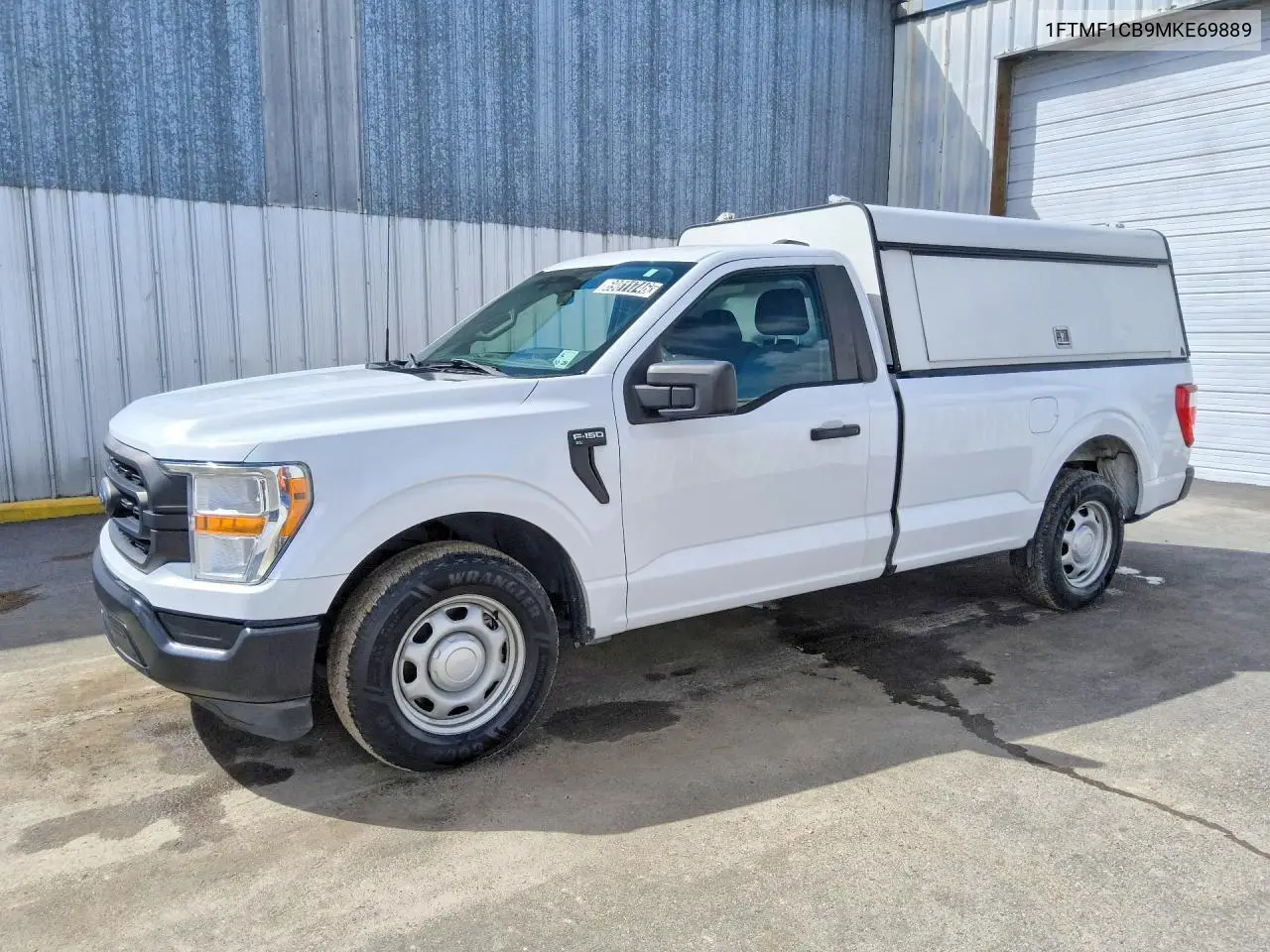FORD F-150 2021, VIN 1FTMF1CB9MKE69889