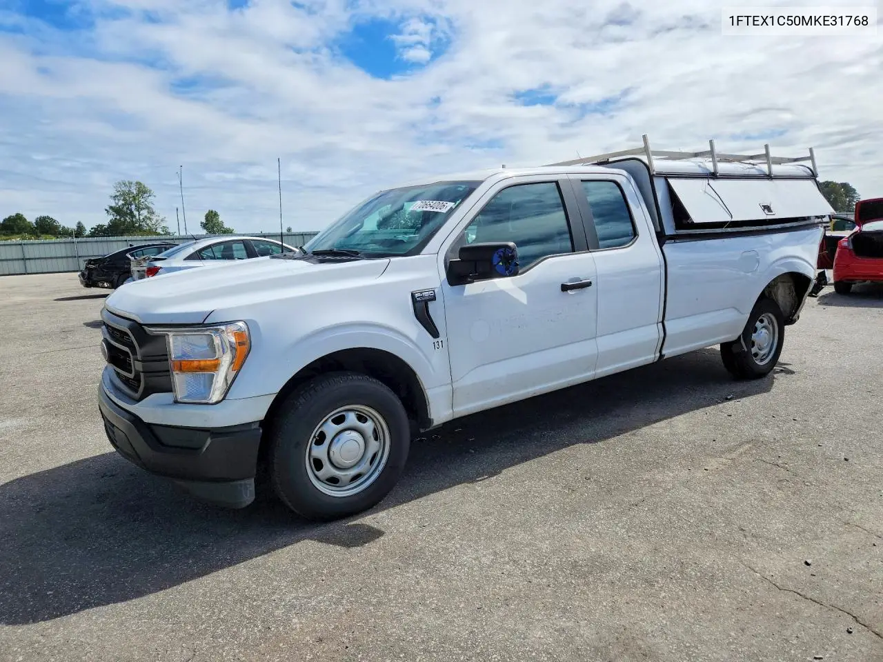 FORD F-150 2021, VIN 1FTEX1C50MKE31768