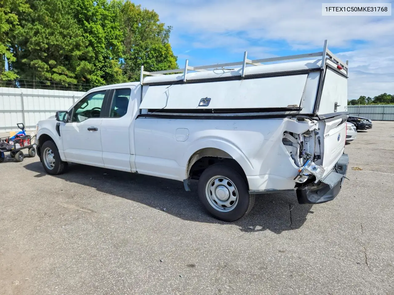 2021 FORD F-150 VIN 1FTEX1C50MKE31768 — фото 2