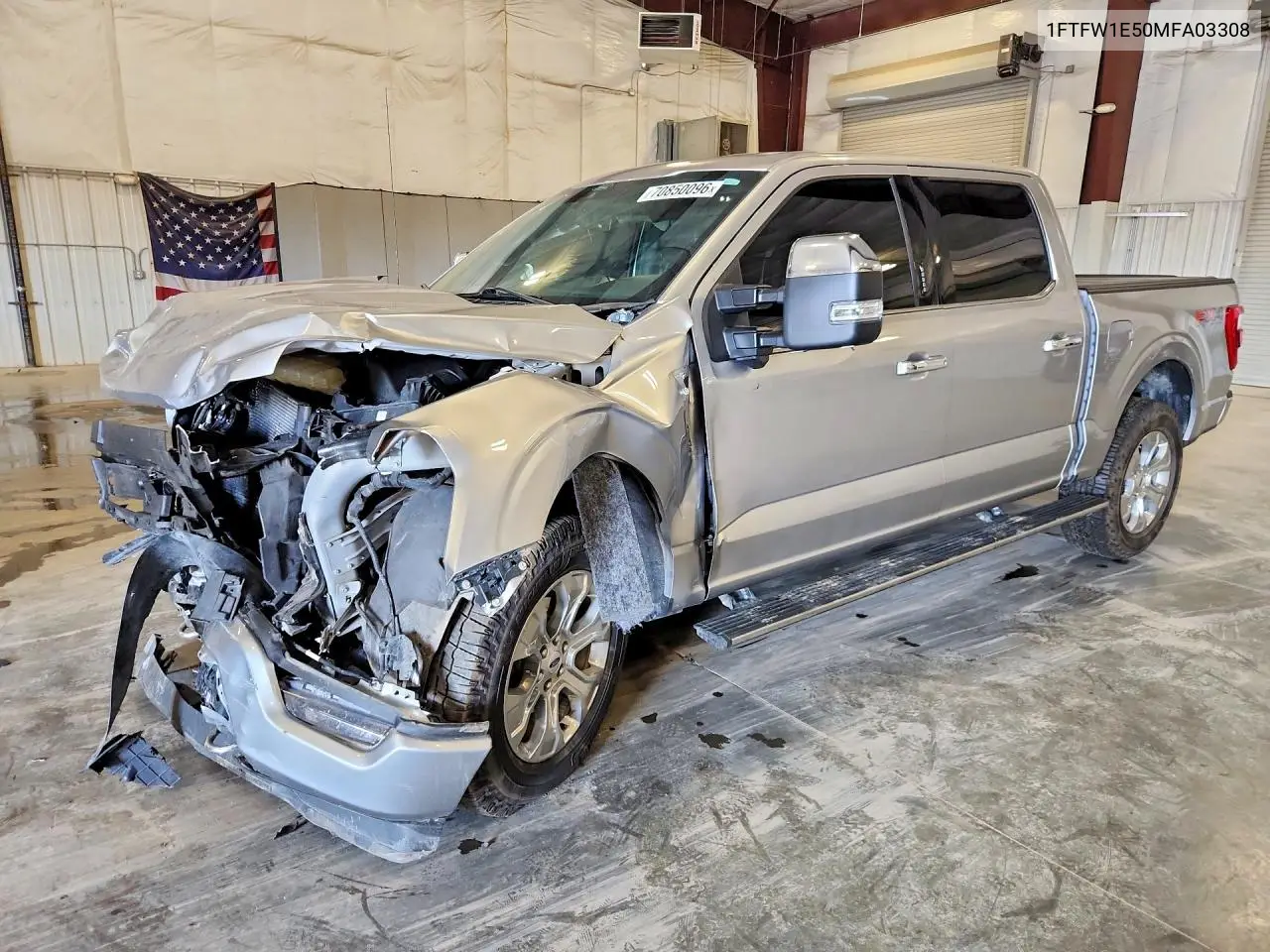 FORD F-150 2021, VIN 1FTFW1E50MFA03308