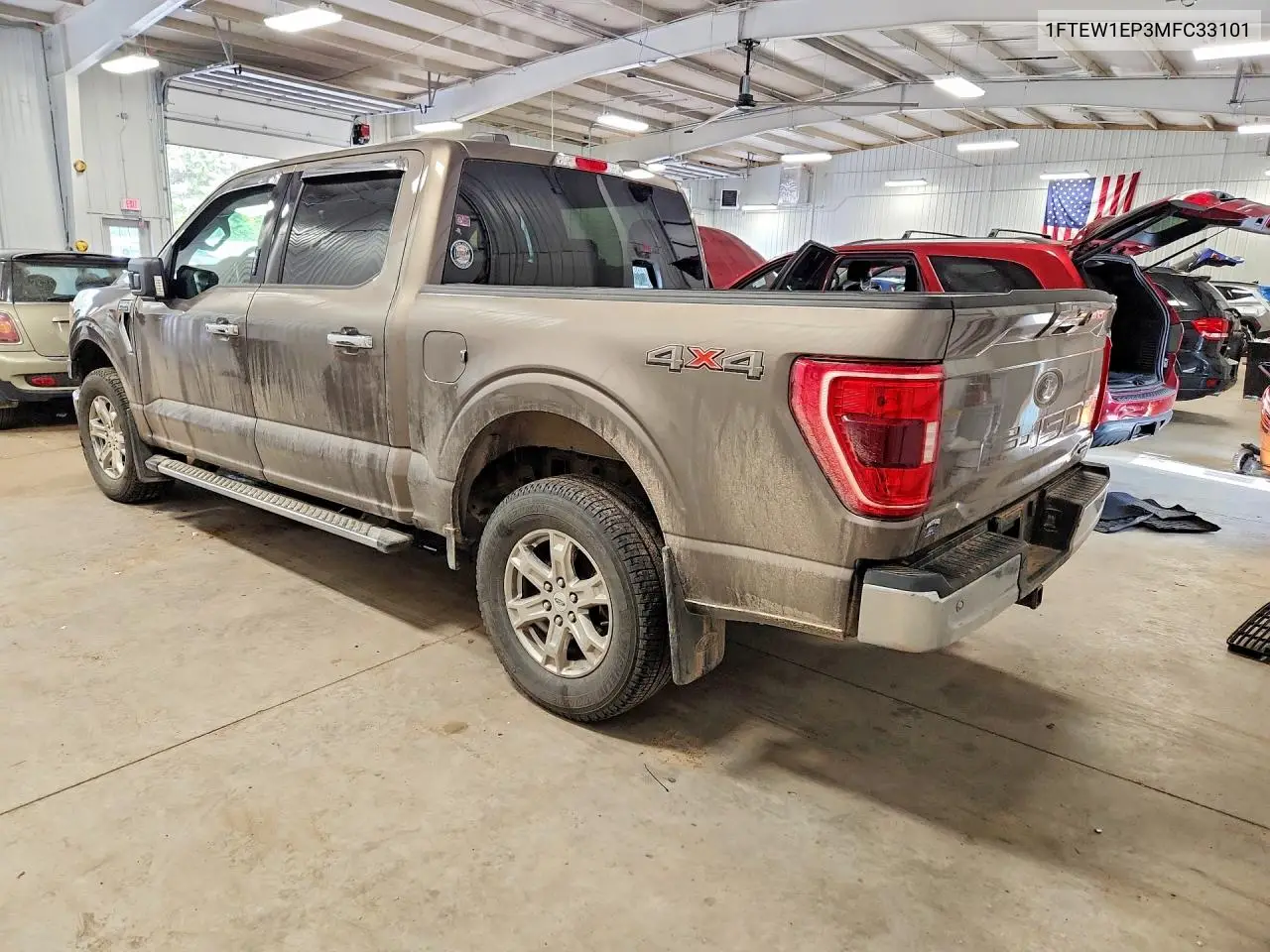 2021 FORD F-150 VIN 1FTEW1EP3MFC33101 — фото 2