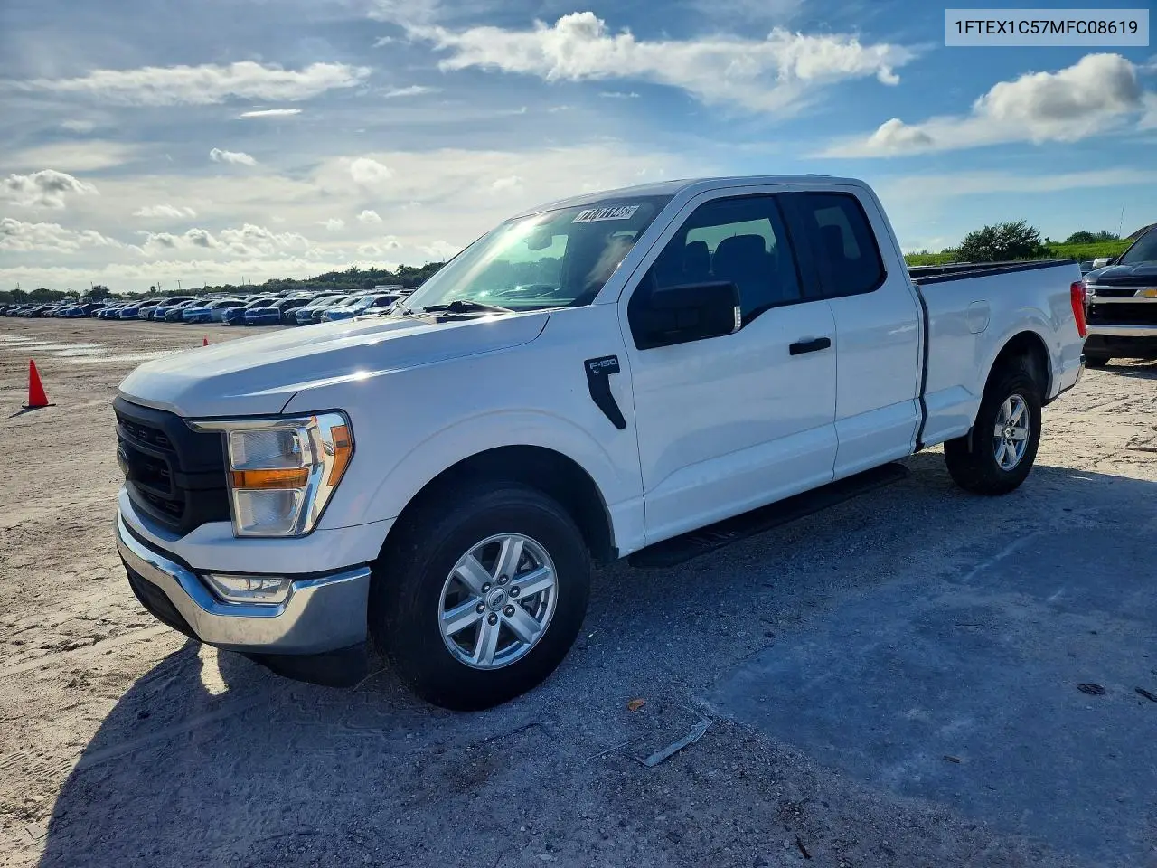 FORD F-150 2021, VIN 1FTEX1C57MFC08619