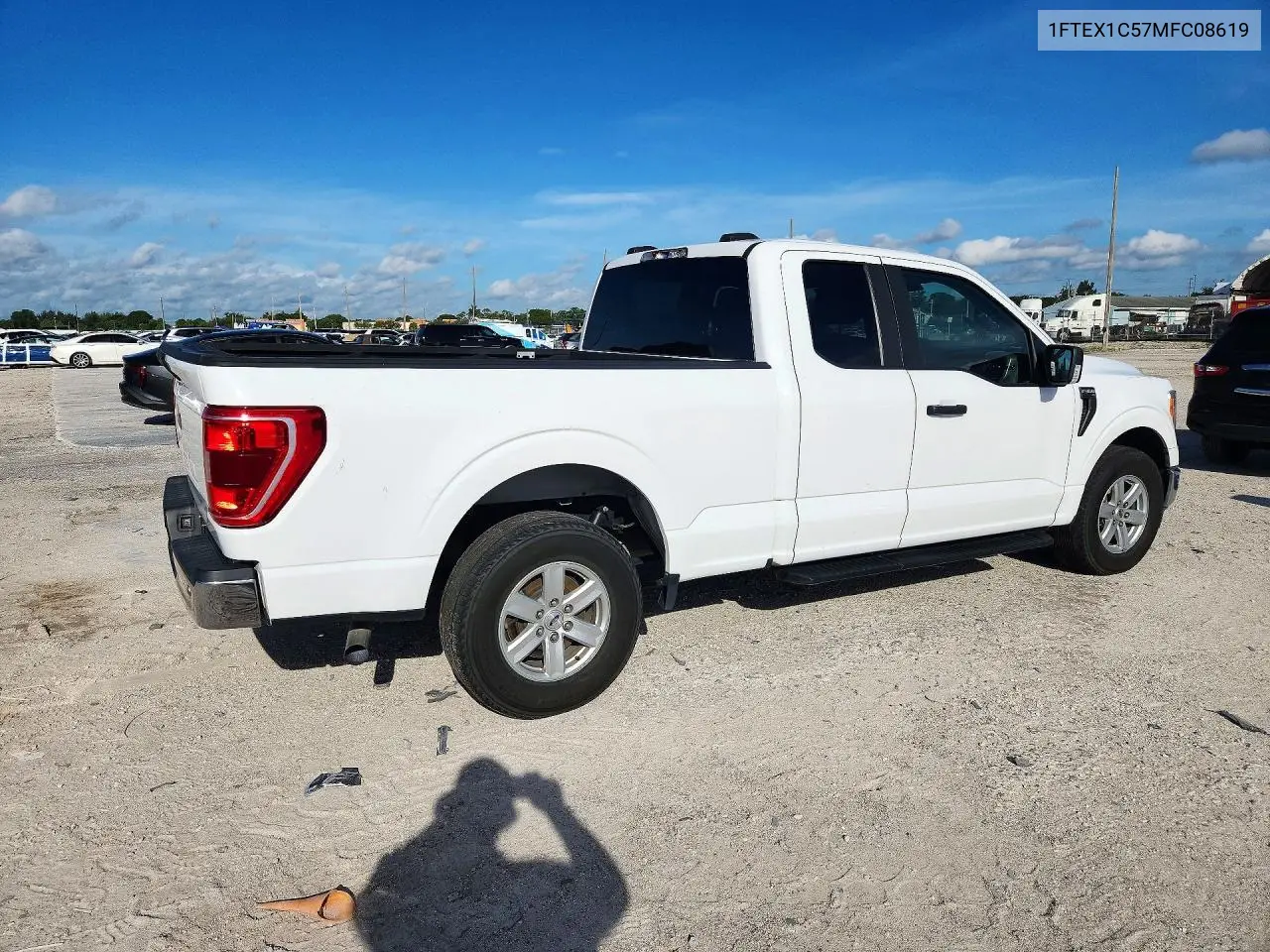 2021 FORD F-150 VIN 1FTEX1C57MFC08619 — фото 3
