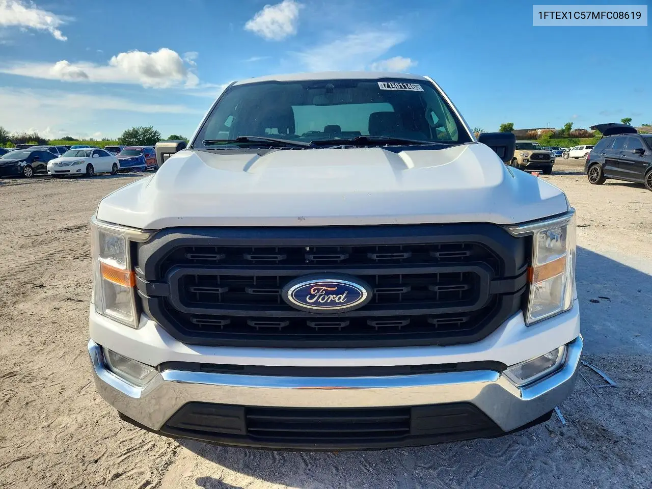 2021 FORD F-150 VIN 1FTEX1C57MFC08619 — фото 5
