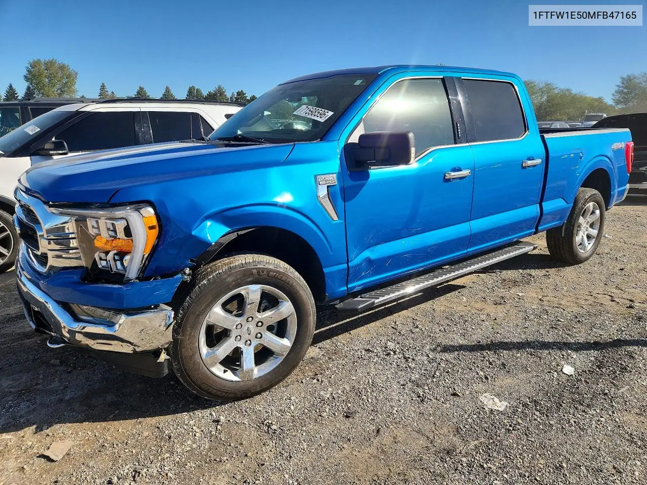 FORD F-150 2021, VIN 1FTFW1E50MFB47165