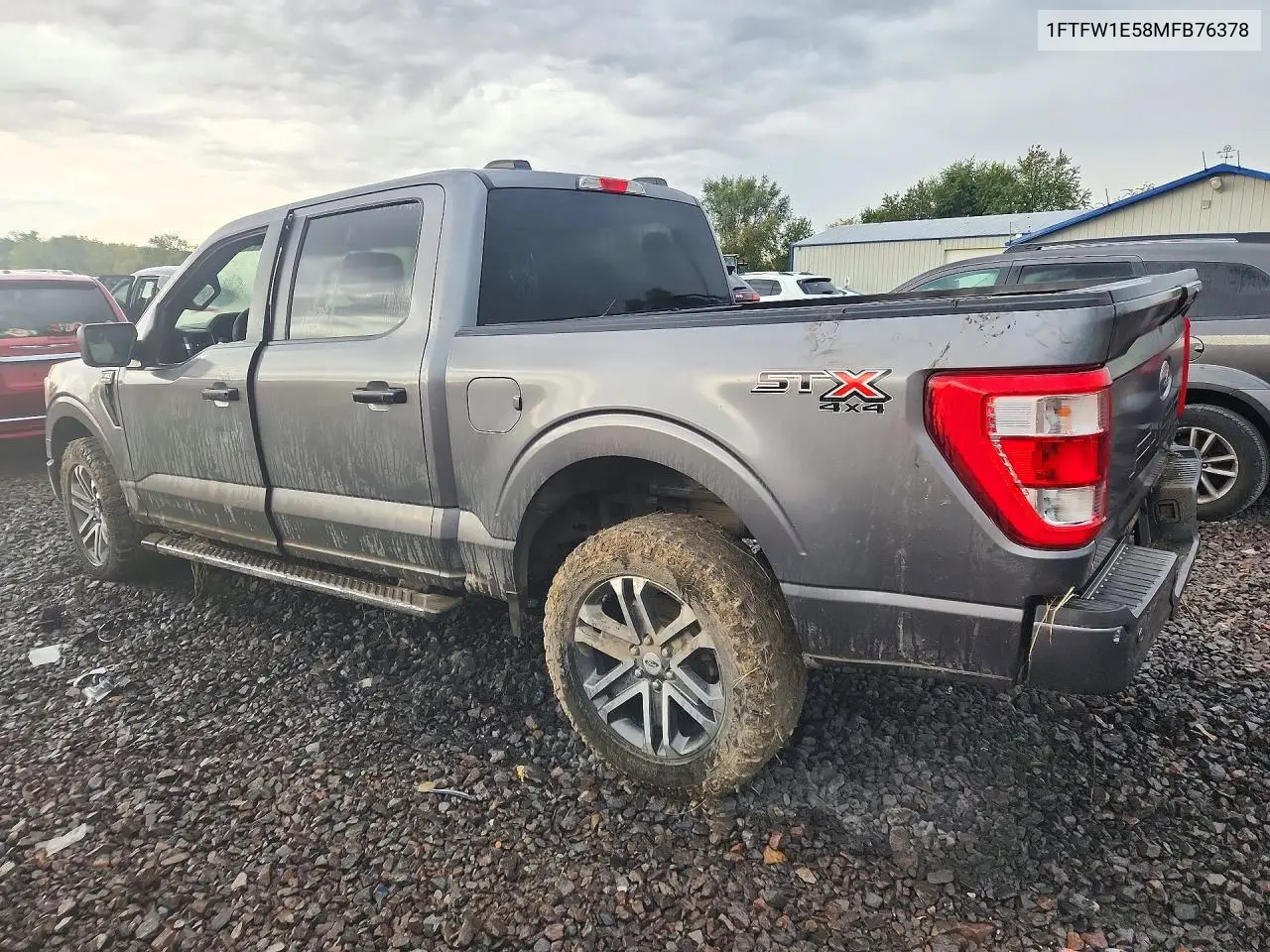2021 FORD F-150 VIN 1FTFW1E58MFB76378 — фото 2