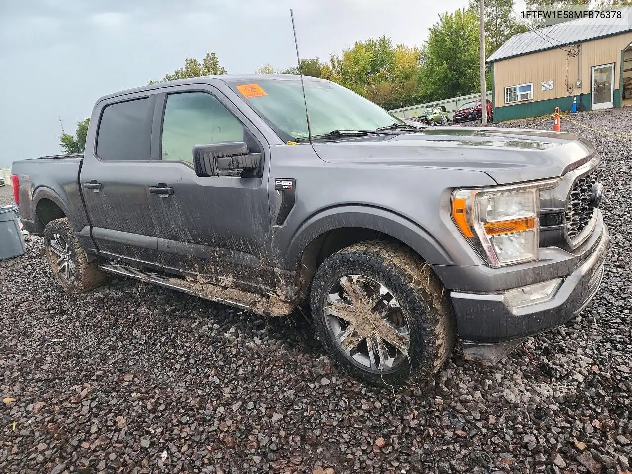 2021 FORD F-150 VIN 1FTFW1E58MFB76378 — фото 4