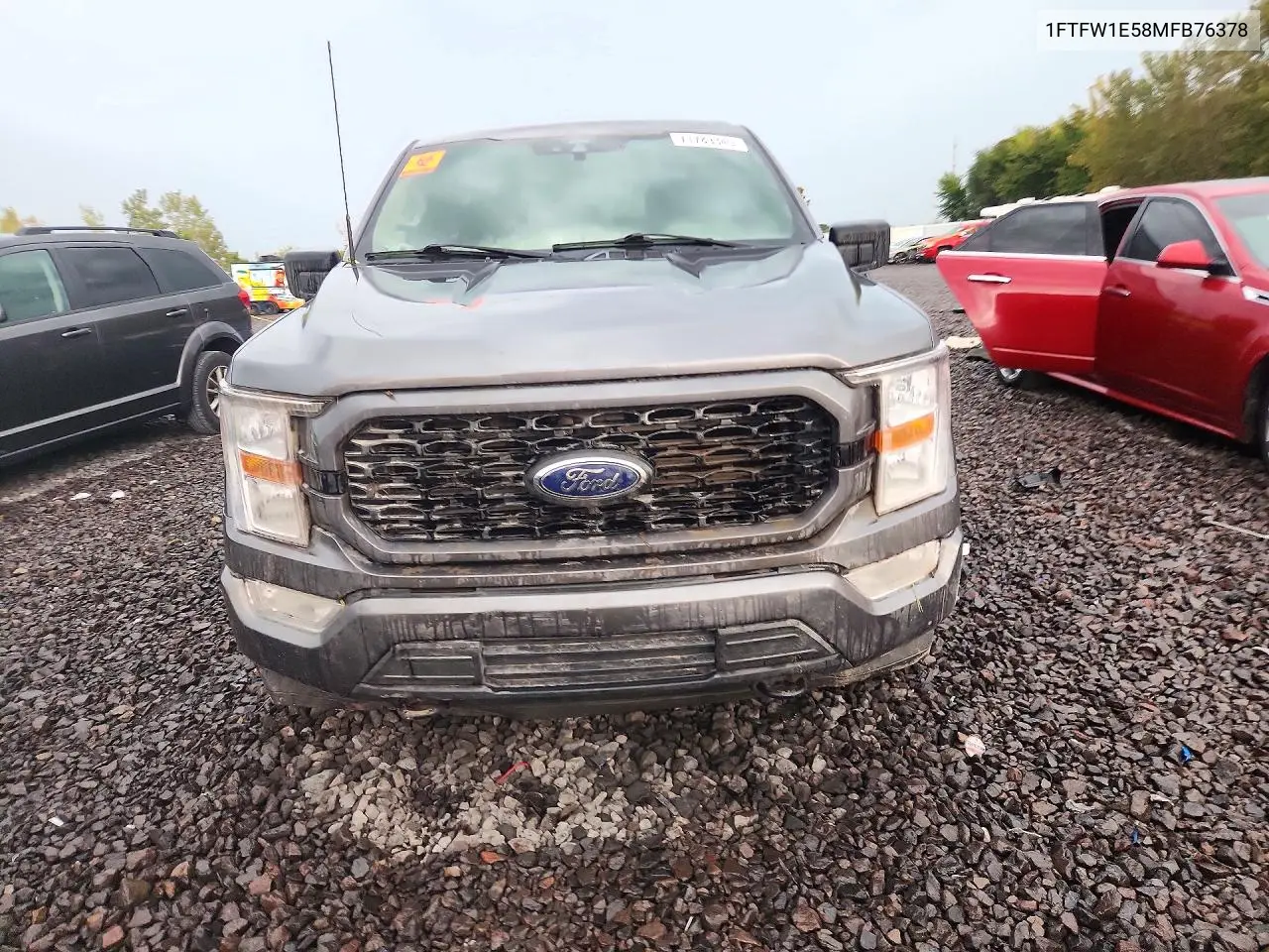 2021 FORD F-150 VIN 1FTFW1E58MFB76378 — фото 5