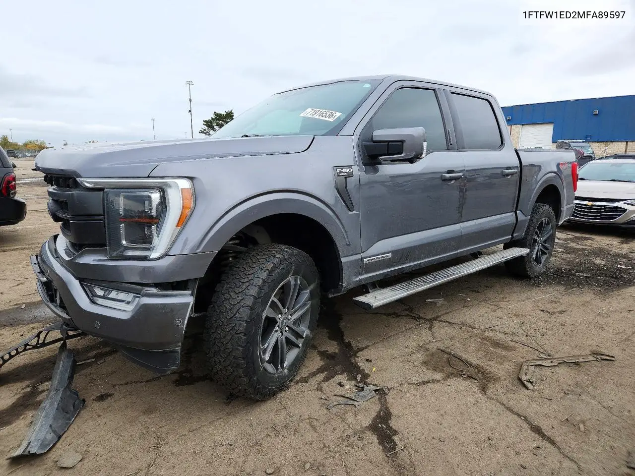 FORD F-150 2021, VIN 1FTFW1ED2MFA89597