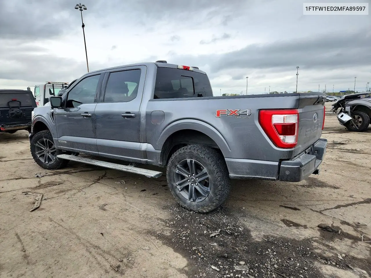 2021 FORD F-150 VIN 1FTFW1ED2MFA89597 — фото 2