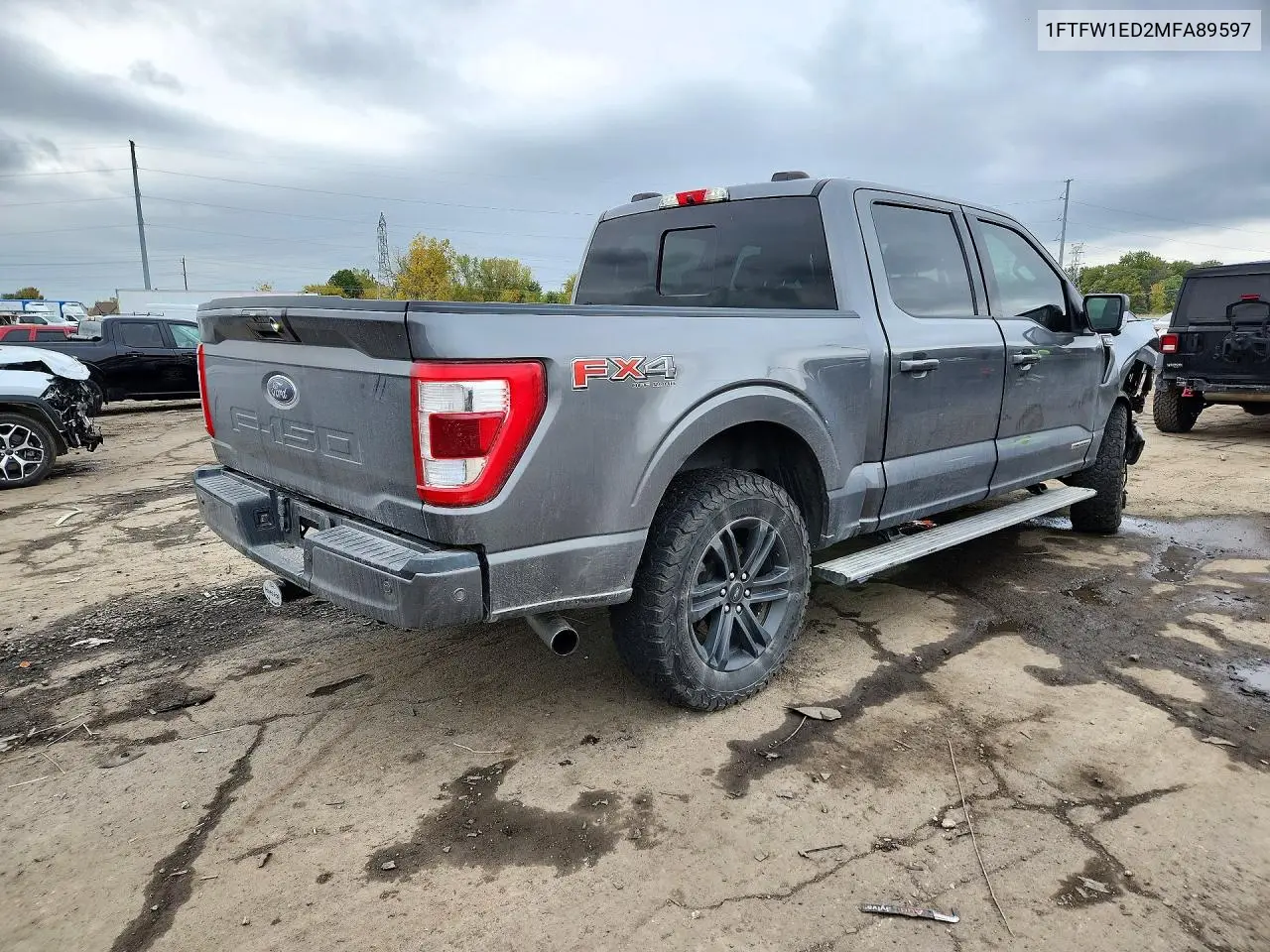 2021 FORD F-150 VIN 1FTFW1ED2MFA89597 — фото 3