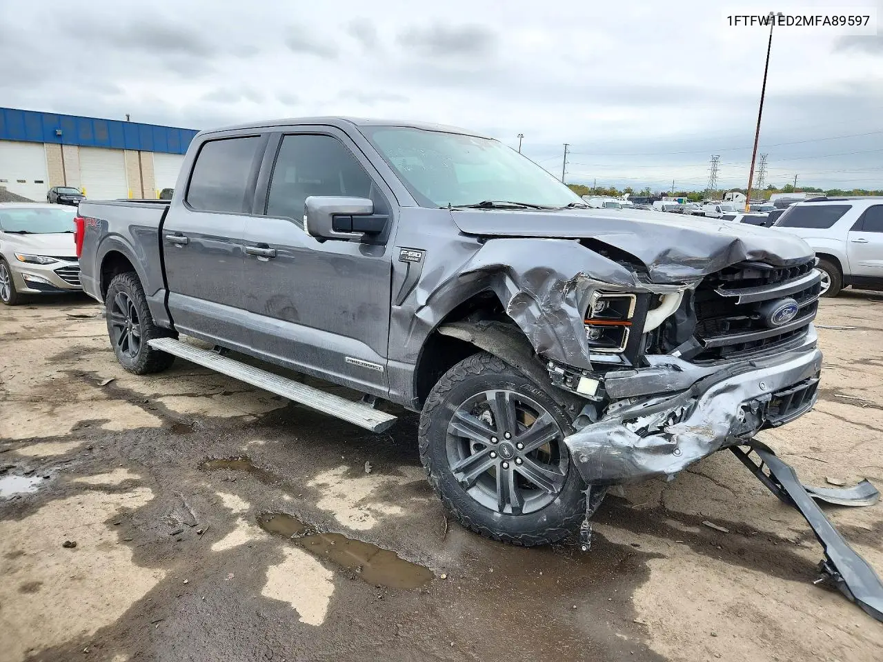 2021 FORD F-150 VIN 1FTFW1ED2MFA89597 — фото 4