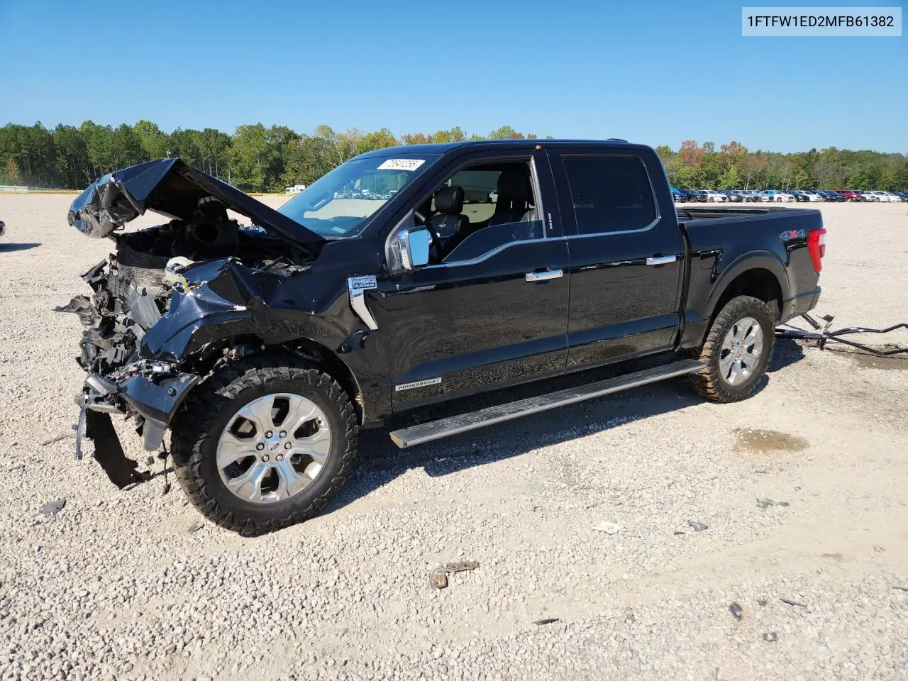 FORD F-150 2021, VIN 1FTFW1ED2MFB61382