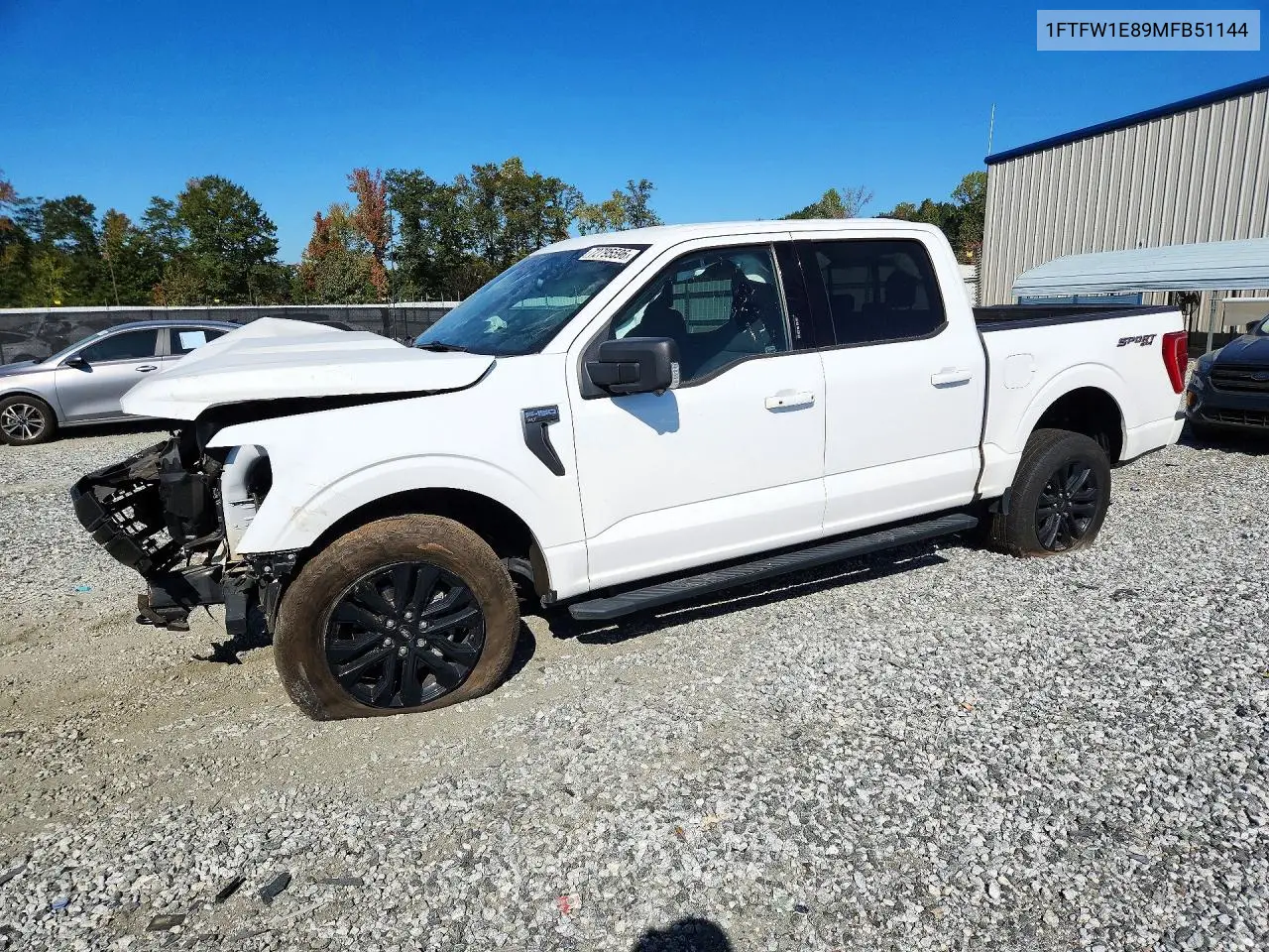 FORD F-150 2021, VIN 1FTFW1E89MFB51144