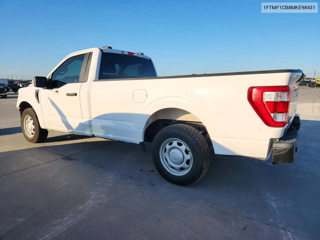 2021 FORD F-150 VIN 1FTMF1CB8MKE98431 — фото 2