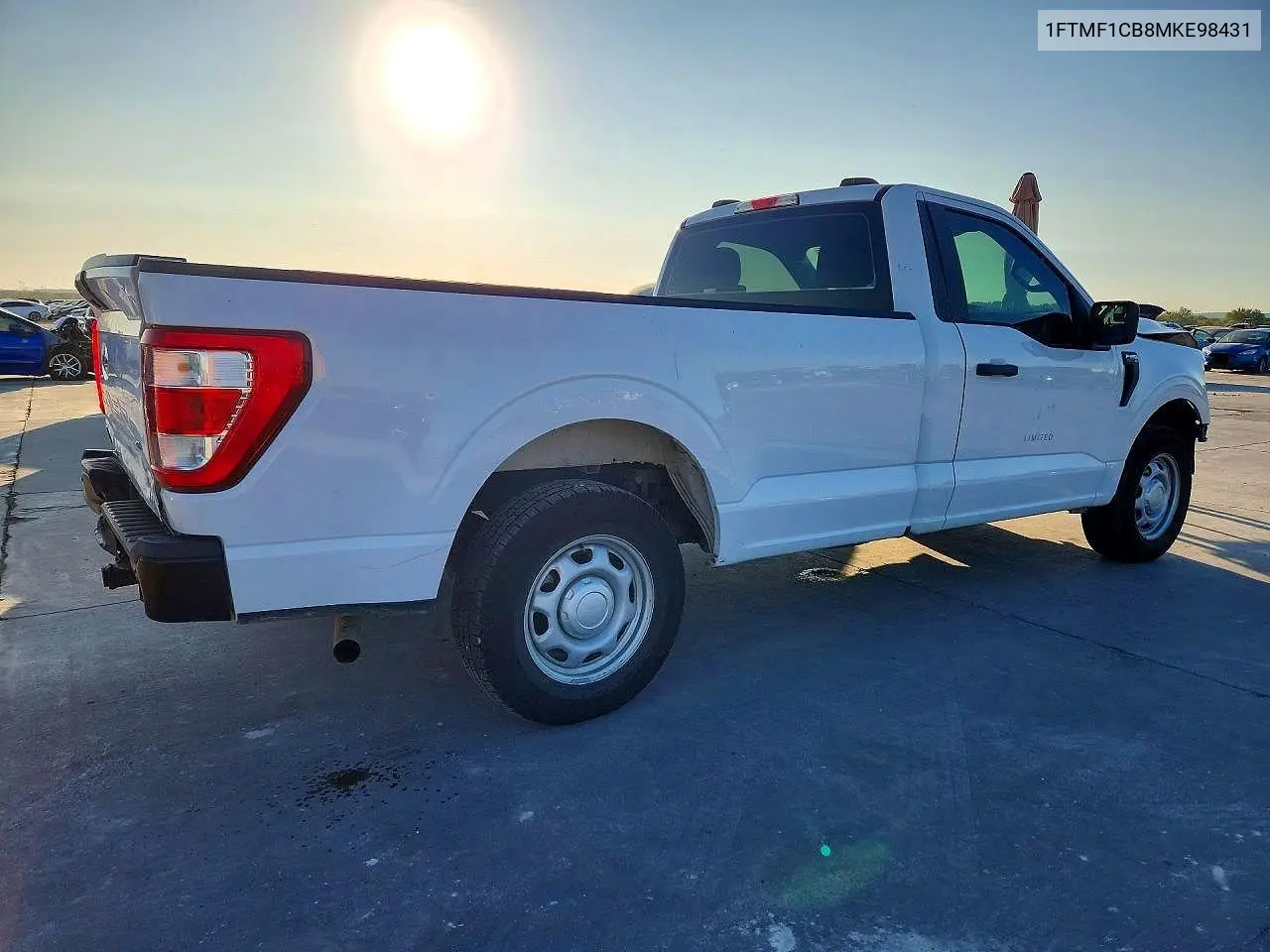 2021 FORD F-150 VIN 1FTMF1CB8MKE98431 — фото 3